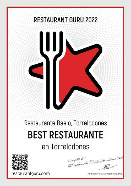 Premio Restaurant Guru 2022